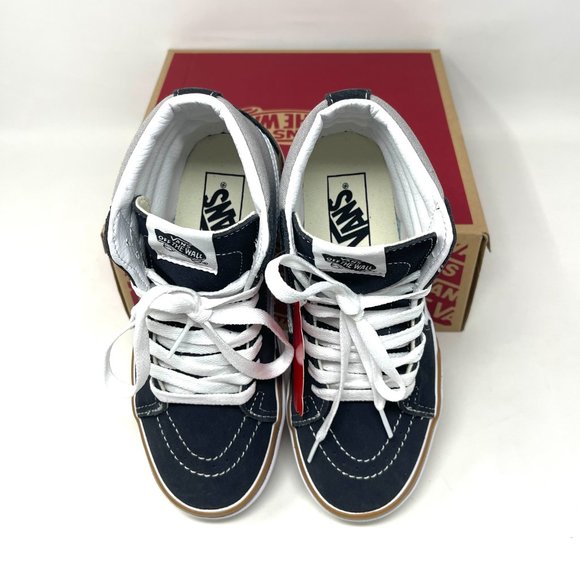 Vans Sk8 Hi Stacked Women Size Gray Black Skateboarding Suede Canvas VN0A4BTWIYP - Picture 6 of 11